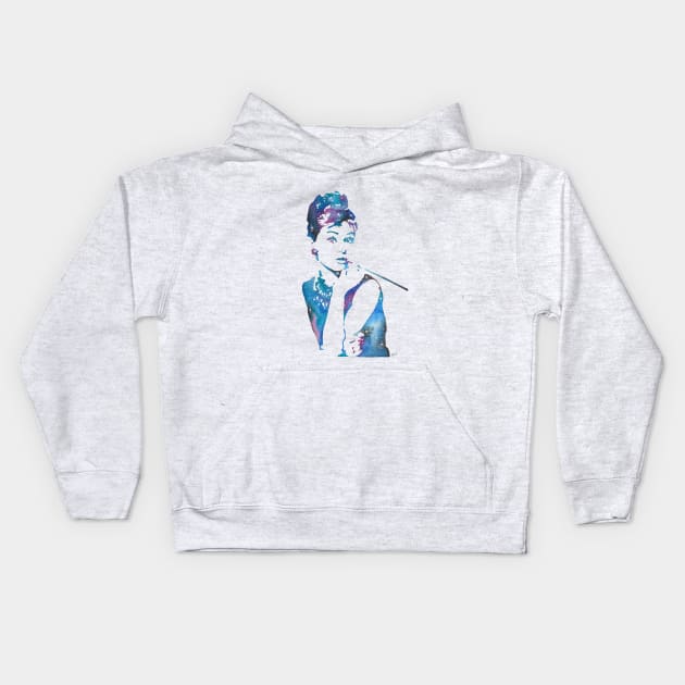 Audrey Kids Hoodie by The Paintbox Letters